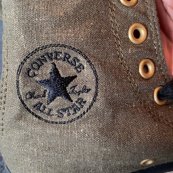 Converse Rare metallic to the knee lace up /zipper.  No longer knew with tags. - Picture 3 of 7